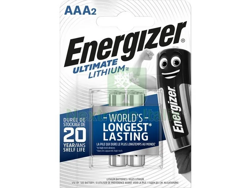 12CF PILA AL LITIO ULTIMATE LITHIUM MINISTILO 1,5V 2 PZ. — Pile e batterie — rif. FERX.VIT35146 12CF PILA AL LITIO ULTIMATE LITHIUM MINISTILO 1,5V 2 PZ. — Pile e batterie — rif. FERX.VIT35146
