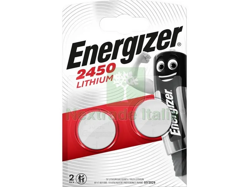 10CF Pila al Litio Specialistica Bottone CR2450 3V-Ø mm. 24,5x5 h 2 PZ. — Pile e batterie — rif. FERX.VIT42227 10CF Pila al Litio Specialistica Bottone CR2450 3V-Ø mm. 24,5x5 h 2 PZ. — Pile e batterie — rif. FERX.VIT42227