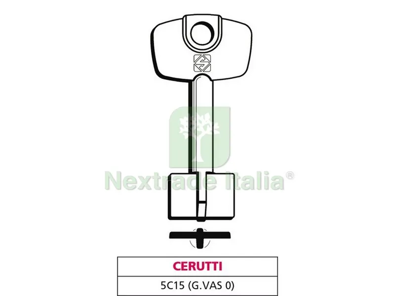 5PZ CHIAVE A DOPPIA MAPPA 5C15 (G. VAS 0) CERUTTI — Chiavi grezze e duplicati — rif. FERX.VIT47665 5PZ CHIAVE A DOPPIA MAPPA 5C15 (G. VAS 0) CERUTTI — Chiavi grezze e duplicati — rif. FERX.VIT47665