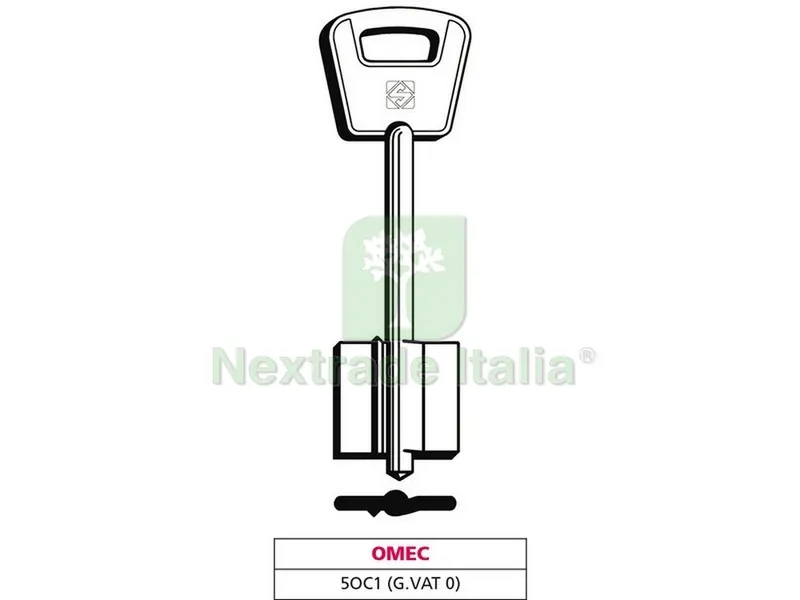 5PZ CHIAVE A DOPPIA MAPPA 5OC1 (G. VAT 0) OMEC — Chiavi grezze e duplicati — rif. FERX.VIT47656 5PZ CHIAVE A DOPPIA MAPPA 5OC1 (G. VAT 0) OMEC — Chiavi grezze e duplicati — rif. FERX.VIT47656