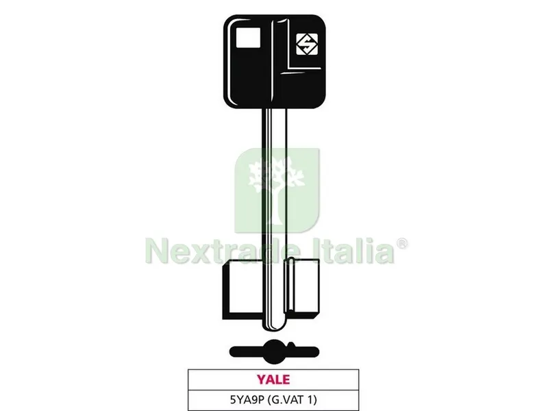 5PZ CHIAVE A DOPPIA MAPPA 5YA9P (G. VAT 1) YALE — Chiavi grezze e duplicati — rif. FERX.VIT47672 5PZ CHIAVE A DOPPIA MAPPA 5YA9P (G. VAT 1) YALE — Chiavi grezze e duplicati — rif. FERX.VIT47672