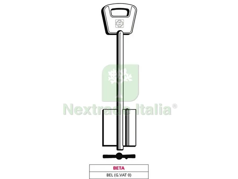 5PZ CHIAVE A DOPPIA MAPPA BEL (G. VAT 0) BETA — Chiavi grezze e duplicati — rif. FERX.VIT47637