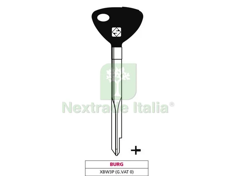 5PZ Chiave a Croce Ferro XBW3P (G. VAN 0) Burg — Ferramenta porte e finestre — rif. FERX.VIT47676
