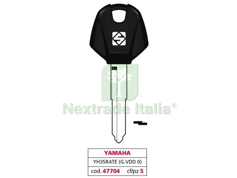 5PZ Chiave per Auto YH35RATE (G. VDD 0) Yamaha — Ferramenta porte e finestre — rif. FERX.VIT47704