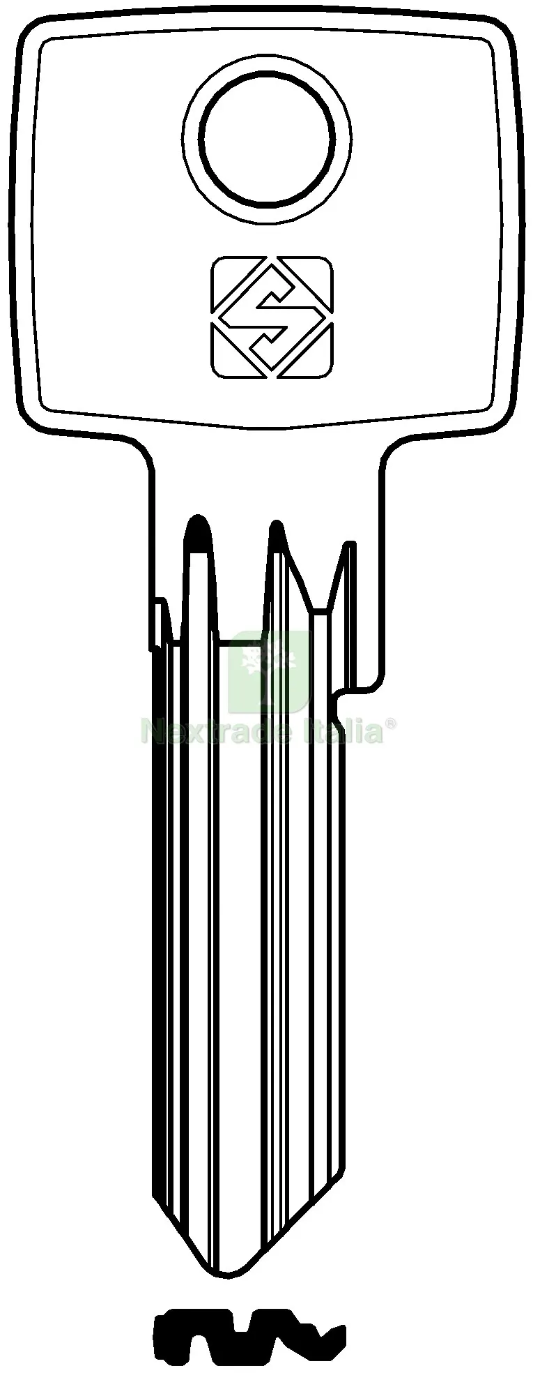 20PZ Silca Chiave ASC IE39 (G. VAE 0) Iseo — Serrature e cilindri — rif. FERX.VIT59997