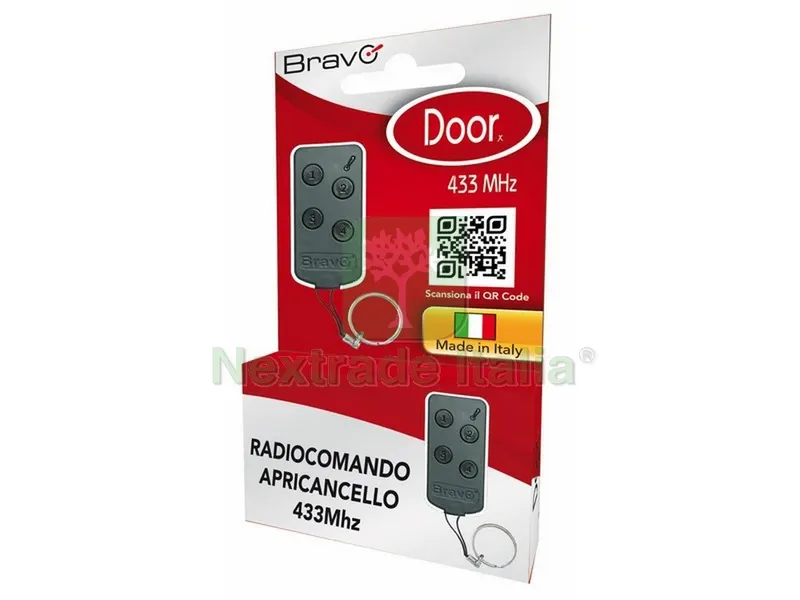 RADIOCOMANDO APRICANCELLO DOORX Codice fisso Frequenza 433 MHz — Automazioni cancello — rif. FERX.VIT53517 — foto 2 RADIOCOMANDO APRICANCELLO DOORX Codice fisso Frequenza 433 MHz — Automazioni cancello — rif. FERX.VIT53517 — foto 2