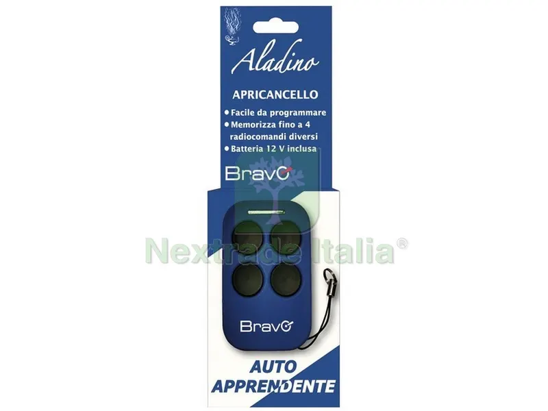 RADIOCOMANDO APRICANCELLO AUTOAPPRENDENTE ALADINO Codice fisso Frequenza 43 — Automazioni cancello — rif. FERX.VIT53523 — foto 2 RADIOCOMANDO APRICANCELLO AUTOAPPRENDENTE ALADINO Codice fisso Frequenza 43 — Automazioni cancello — rif. FERX.VIT53523 — foto 2