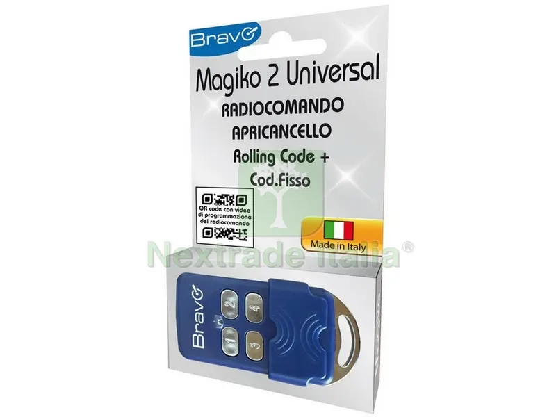 RADIOCOMANDO APRICANCELLO AUTOAPPRENDENTE MAGIKO 2 UNIVERSAL Codice fisso + 4 roling code — Automazioni cancello — rif. FERX.VIT53520 — foto 2 RADIOCOMANDO APRICANCELLO AUTOAPPRENDENTE MAGIKO 2 UNIVERSAL Codice fisso + 4 roling code — Automazioni cancello — rif. FERX.VIT53520 — foto 2