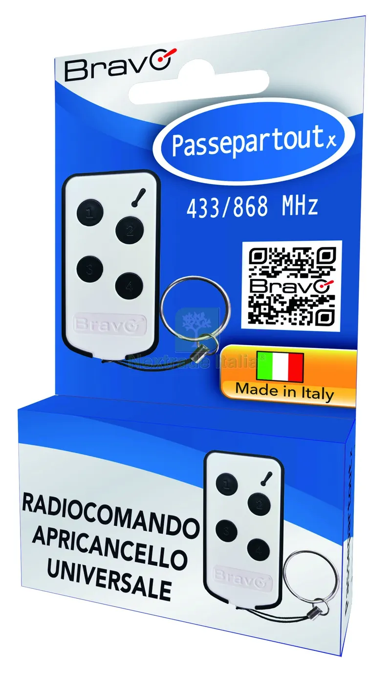 RADIOCOMANDO APRICANCELLO PASSEPARTOUT X Codice fisso Frequenza 433+868 MHz — Automazioni cancello — rif. FERX.VIT55821 — foto 2