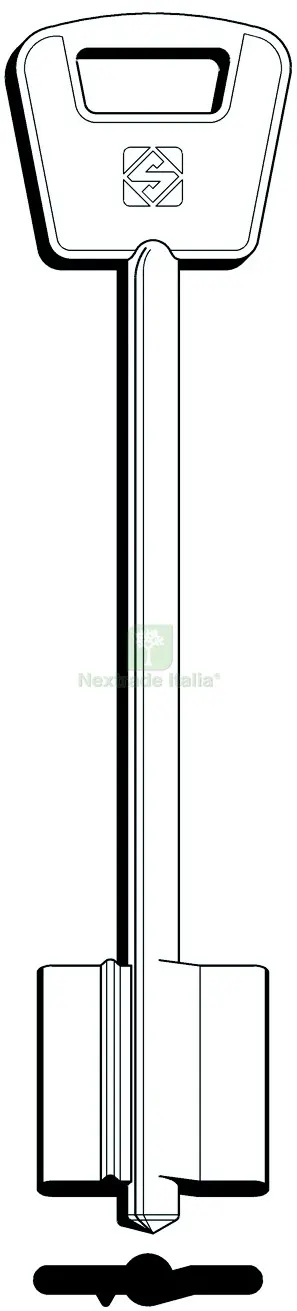 5PZ CHIAVE A DOPPIA MAPPA 5OC3 (G. VAT 0) OMEC — Chiavi grezze e duplicati — rif. FERX.VIT21660