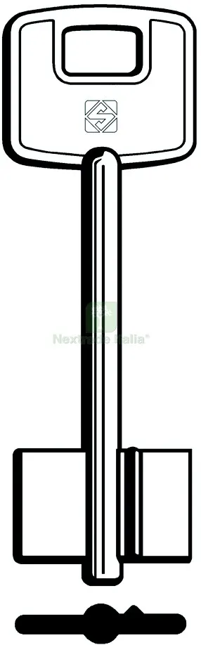 5PZ CHIAVE A DOPPIA MAPPA CSC (G. VAS 0) CISA — Chiavi grezze e duplicati — rif. FERX.VIT5930
