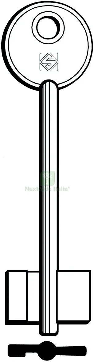 5PZ CHIAVE A DOPPIA MAPPA IDM (G. VAT 0) IDM — Chiavi grezze e duplicati — rif. FERX.VIT6683