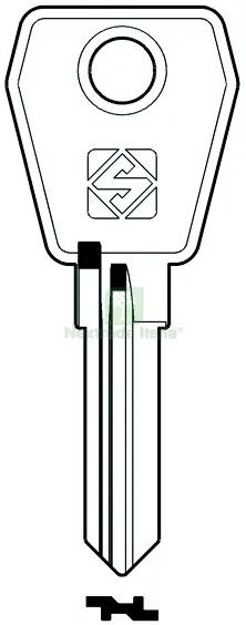 20PZ Chiave ASC EU16R (G. VAE 0) Euro Locks — Ferramenta porte e finestre — rif. FERX.VIT57205 20PZ Chiave ASC EU16R (G. VAE 0) Euro Locks — Ferramenta porte e finestre — rif. FERX.VIT57205