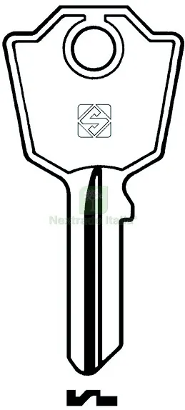 20PZ Chiave Ottone MER4 (G. VAC 0) Meroni — Ferramenta porte e finestre — rif. FERX.VIT30350 20PZ Chiave Ottone MER4 (G. VAC 0) Meroni — Ferramenta porte e finestre — rif. FERX.VIT30350