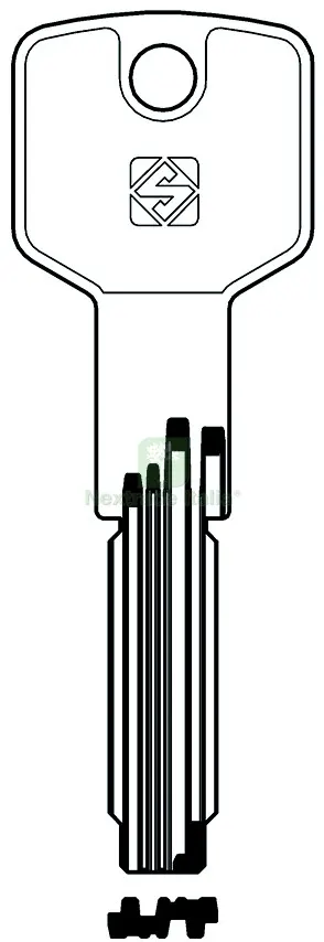 10PZ Chiave Punzonata Ottone CS171 (G. VAG 1) Cisa — Serrature e cilindri — rif. FERX.VIT57224 10PZ Chiave Punzonata Ottone CS171 (G. VAG 1) Cisa — Serrature e cilindri — rif. FERX.VIT57224