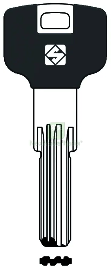 5PZ Chiave Punzonata Ottone PT7RAP (G. VAG 3) Potent — Serrature e cilindri — rif. FERX.VIT57261