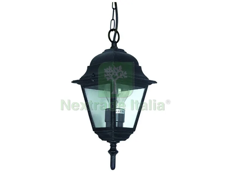 Lanterna con Catena Danubio col. Nero — Illuminazione — rif. FERX.VIT36020 Lanterna con Catena Danubio col. Nero — Illuminazione — rif. FERX.VIT36020