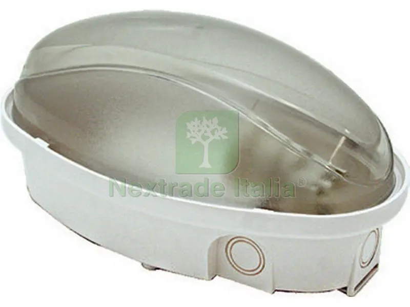 Plafoniera Panda Mini LED 12W Bianca ovale Ø cm.21,5x12,5x11 h — Illuminazione — rif. FERX.VIT44812