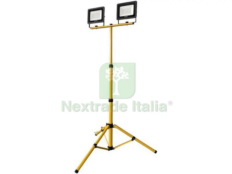 Doppio Proiettore a LED con Treppiedi 2x50W 4000K — Illuminazione — rif. FERX.VIT52718
