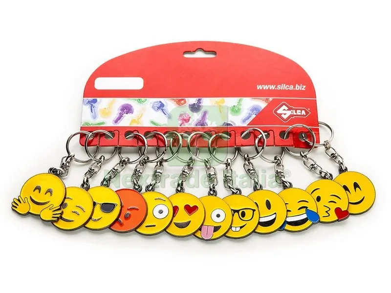PORTACHIAVI EMOJI 12 PZ. — Ferramenta per legno e mobili — rif. FERX.VIT43802 PORTACHIAVI EMOJI 12 PZ. — Ferramenta per legno e mobili — rif. FERX.VIT43802