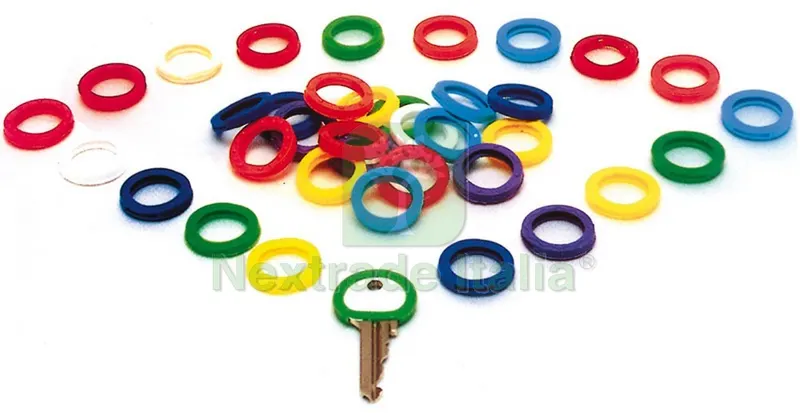 Anellino Segnachiave Copritesta 200 PZ. col.Assortiti — Ferramenta porte e finestre — rif. FERX.VIT7688 Anellino Segnachiave Copritesta 200 PZ. col.Assortiti — Ferramenta porte e finestre — rif. FERX.VIT7688