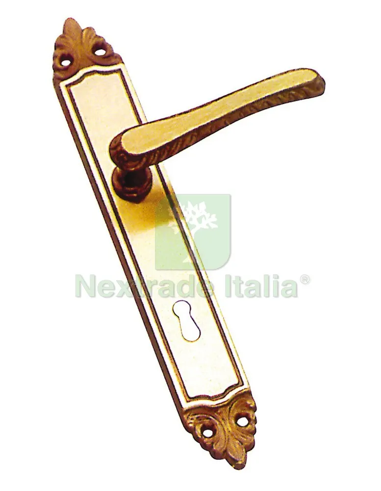 4PZ MANIGLIA ATHENA CON PLACCA QUADRO 8 foro Yale — Maniglie e pomelli — rif. FERX.VIT5362