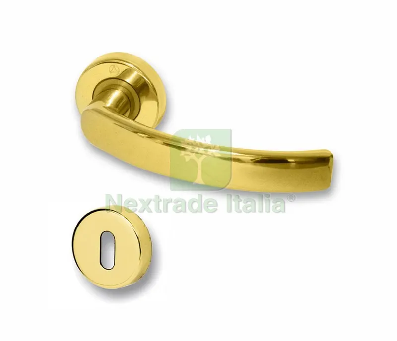 MANIGLIA IDEA CON ROSETTA CROMO SATINATO — Maniglie e pomelli — rif. FERX.VIT29882 MANIGLIA IDEA CON ROSETTA CROMO SATINATO — Maniglie e pomelli — rif. FERX.VIT29882