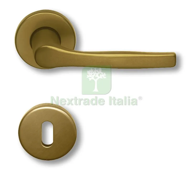 10PZ MANIGLIA F4 CON ROSETTA — Maniglie e pomelli — rif. FERX.VIT24988