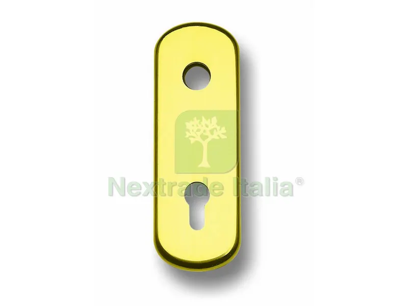 PLACCA GHIBLI FORO YALE interasse mm.85 Bronzata — Interruttori e prese — rif. FERX.VIT37139