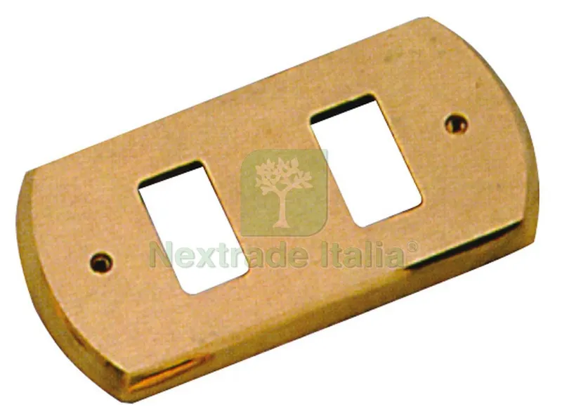12PZ Coprinterruttore Delta Ottone Lucido 1 posto — Interruttori e prese — rif. FERX.VIT8337