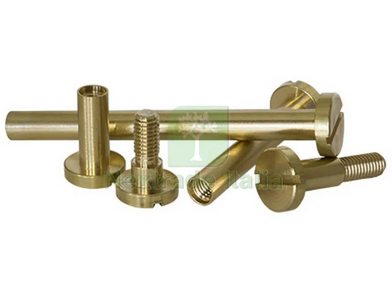 100PZ VITE A CANNOCCHIALE IN OTTONE Ø 6x20 mm. — Viti — rif. FERX.VIT54891 100PZ VITE A CANNOCCHIALE IN OTTONE Ø 6x20 mm. — Viti — rif. FERX.VIT54891