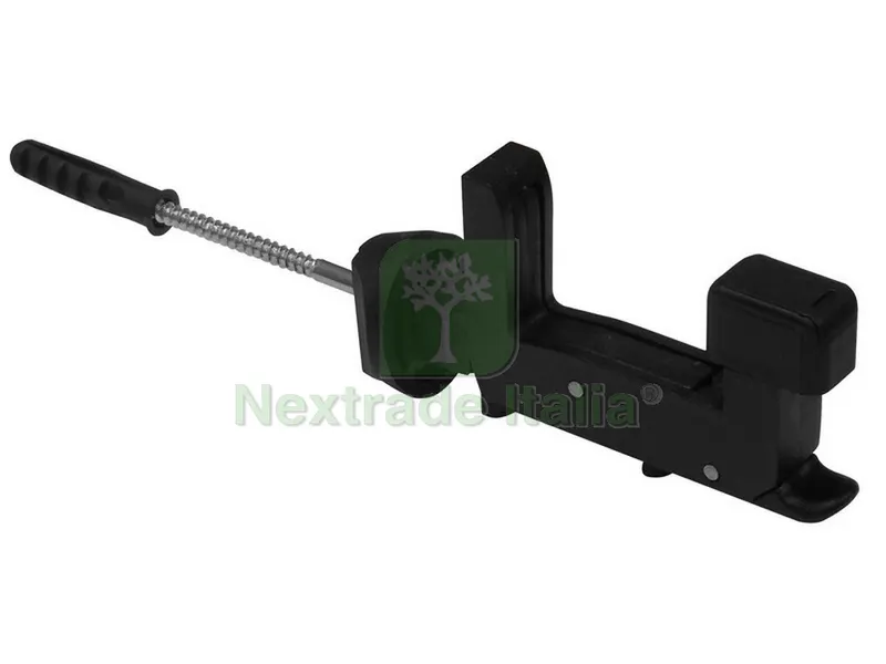 25PZ FERMAIMPOSTE A SCATTO NERO VITE MM.120 + TASSELLO — Tasselli e ancoraggi — rif. FERX.VIT39382