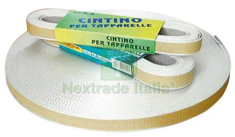 CINTINO PER TAPPARELLE rafia bicolore mt. 5,5 — Arelle e frangivista — rif. FERX.VIT4613