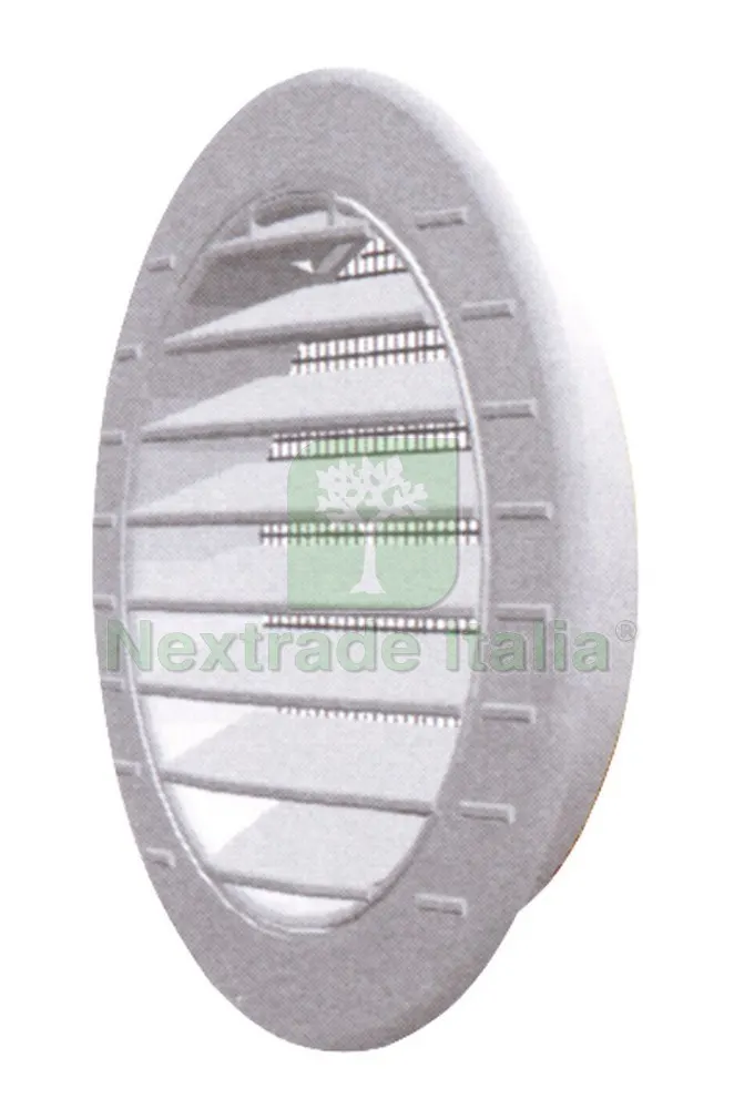 10PZ GRIGLIA DI AERAZIONE IN PLASTICA CON RETE Ø mm. 83 imbocco Ø mm. 63 — Scarichi e sifoni — rif. FERX.VIT13043