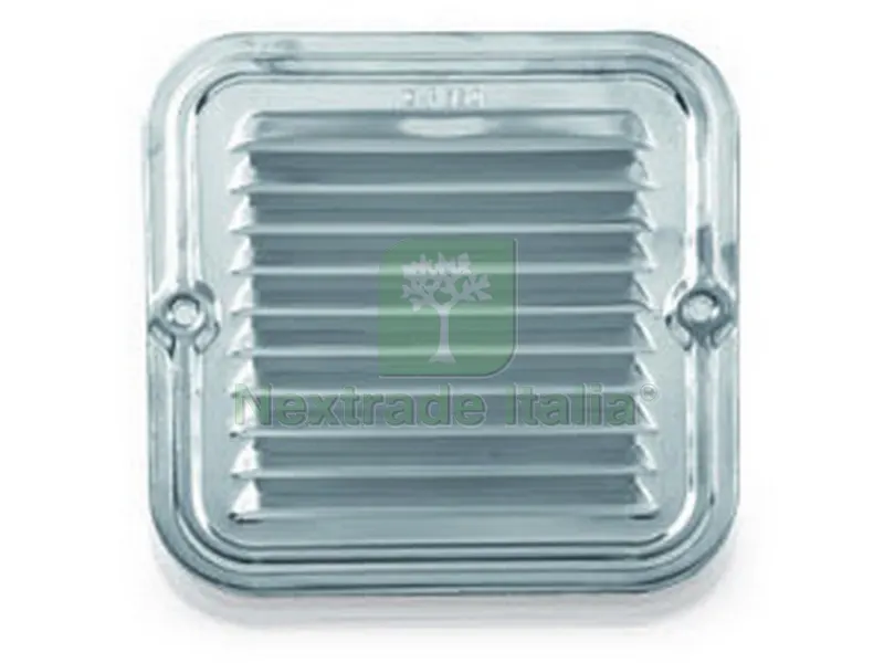 GRIGLIA DI AERAZIONE IN ALLUMINIO mm. 140x140 — Scarichi e sifoni — rif. FERX.VIT36540 GRIGLIA DI AERAZIONE IN ALLUMINIO mm. 140x140 — Scarichi e sifoni — rif. FERX.VIT36540