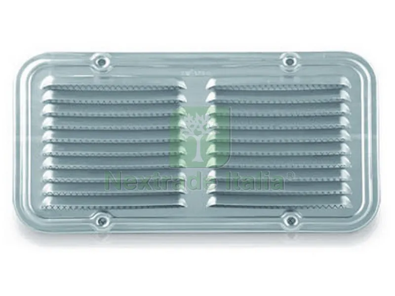 GRIGLIA DI AERAZIONE IN ALLUMINIO mm. 250x140 — Scarichi e sifoni — rif. FERX.VIT36541