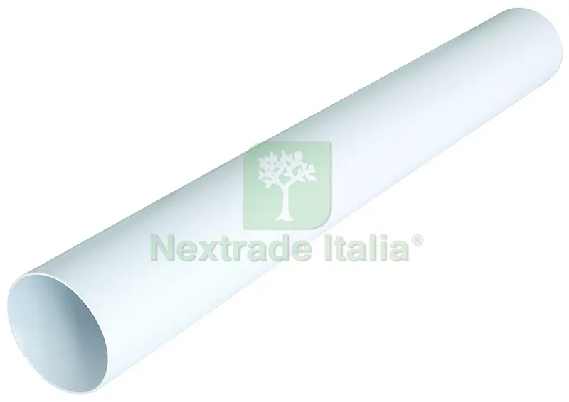 TUBO PER AERAZIONE CANALIZZATA ø mm. 100, mt.1 col. Bianco — Tubi e raccordi — rif. FERX.VIT60172