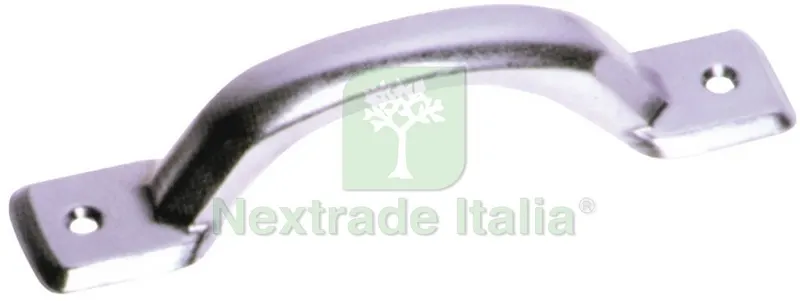 50PZ Maniglietta per Mobili Imbutita Zincocromata mm. 100 — Maniglie e pomelli — rif. FERX.VIT12104