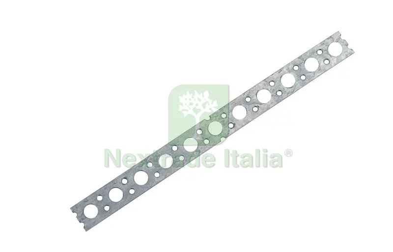 Bandella Forata Acciaio Zincato mm.17x10 mt — Cerniere e cardini — rif. FERX.VIT45430