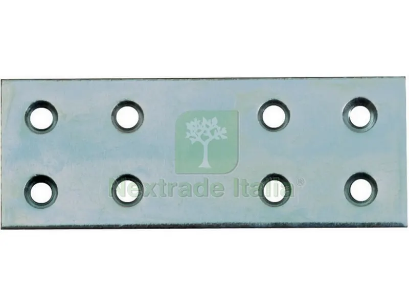 PIASTRINA DI GIUNZIONE DIRITTA FERRO ZINCATO 50 PZ. mm.60x30 — Ferramenta per legno e mobili — rif. FERX.VIT45362 PIASTRINA DI GIUNZIONE DIRITTA FERRO ZINCATO 50 PZ. mm.60x30 — Ferramenta per legno e mobili — rif. FERX.VIT45362