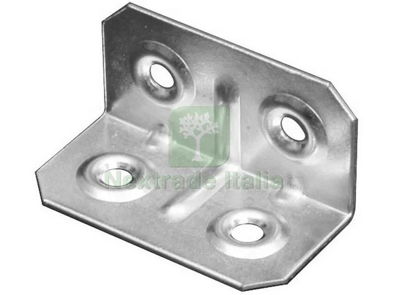 PIASTRINA DI GIUNZIONE ANGOLARE FERRO ZINCATO 100 PZ. mm.40x25x25 — Ferramenta per legno e mobili — rif. FERX.VIT45358 PIASTRINA DI GIUNZIONE ANGOLARE FERRO ZINCATO 100 PZ. mm.40x25x25 — Ferramenta per legno e mobili — rif. FERX.VIT45358