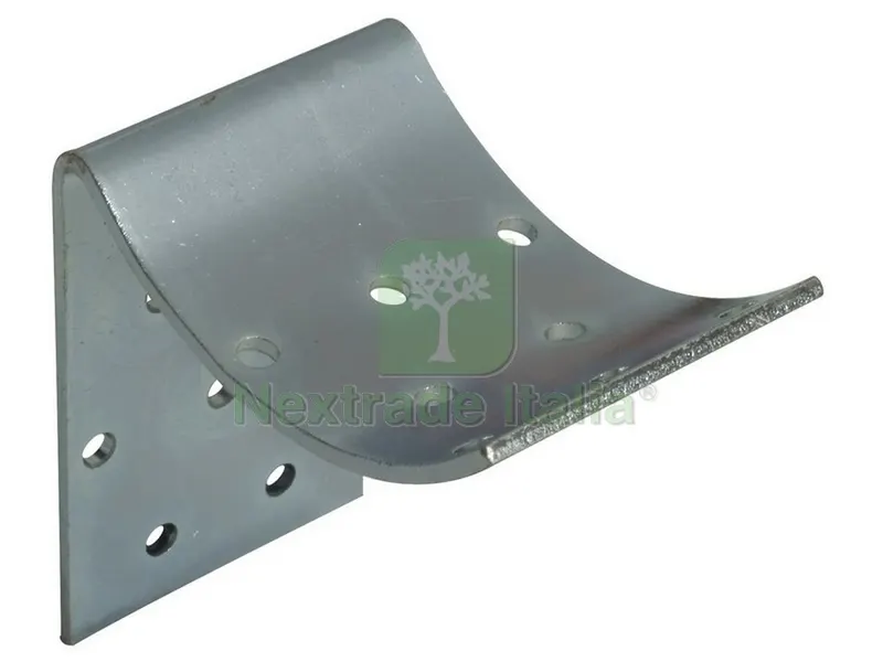 25PZ Piastra per Pali Tondi Lato Piano mm.80x80x50 — Utensili muratura — rif. FERX.VIT45411