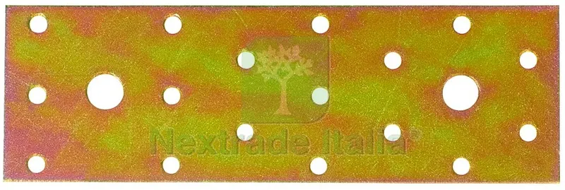 50PZ Piastrina di Giunzione Diritta Fori Larghi mm. 120x50 L in acciaio tropicalizzato — Ferramenta per legno e mobili — rif. FERX.VIT60032 50PZ Piastrina di Giunzione Diritta Fori Larghi mm. 120x50 L in acciaio tropicalizzato — Ferramenta per legno e mobili — rif. FERX.VIT60032