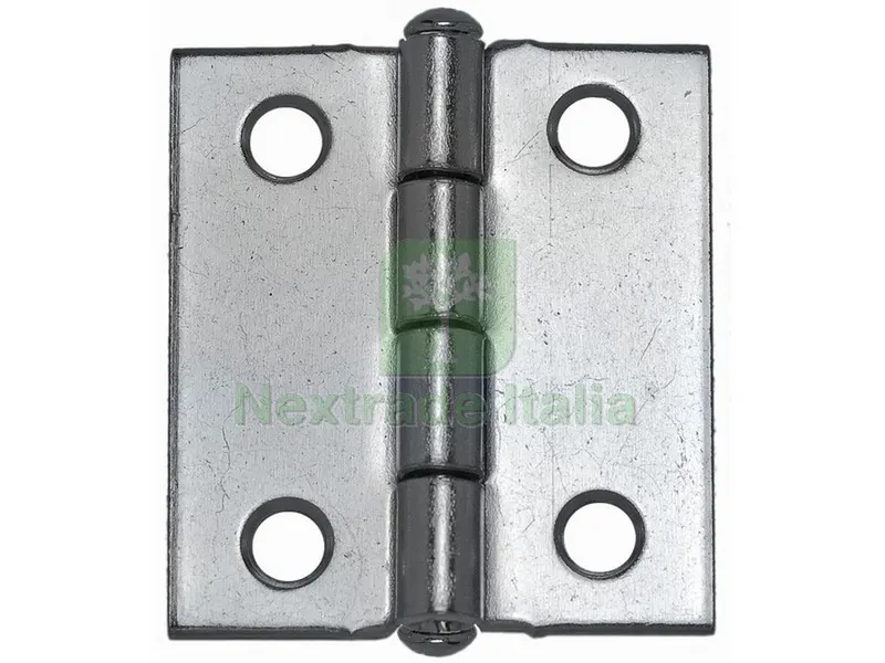 24PZ Cerniera Mezza Larga Pesante Perno Fisso in Acciaio Zincato mm. 75x51 — Cerniere e cardini — rif. FERX.VIT59898 24PZ Cerniera Mezza Larga Pesante Perno Fisso in Acciaio Zincato mm. 75x51 — Cerniere e cardini — rif. FERX.VIT59898