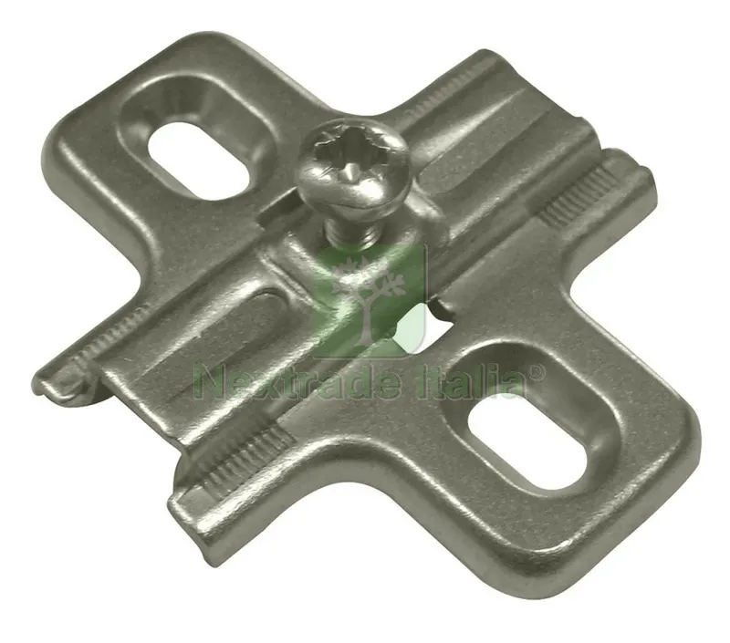 12PZ BASETTA STAMPATA PER CERNIERE — Cerniere e cardini — rif. FERX.VIT28798