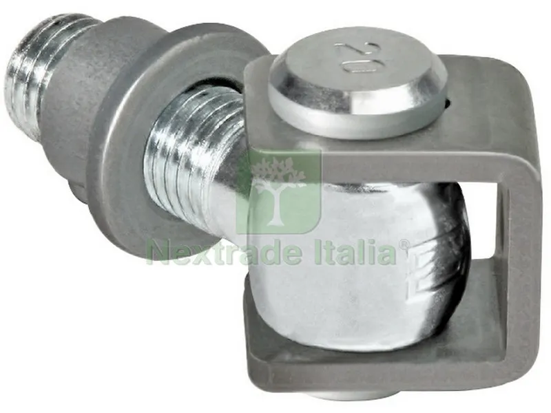 20PZ Cardine con Cavallotto e Bussola per Cancelli art. 120 Ø mm. 20 — Funi, golfari e accessori sollevamento — rif. FERX.VIT51335 20PZ Cardine con Cavallotto e Bussola per Cancelli art. 120 Ø mm. 20 — Funi, golfari e accessori sollevamento — rif. FERX.VIT51335