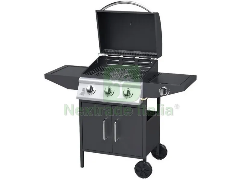 Barbecue GAS 3 Fuochi con Fornello e Termostato cm. 126x53x106 h — Tempo libero outdoor — rif. FERX.VIT50713 Barbecue GAS 3 Fuochi con Fornello e Termostato cm. 126x53x106 h — Tempo libero outdoor — rif. FERX.VIT50713