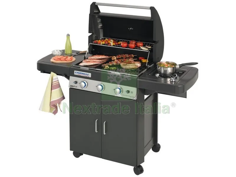 BARBECUE DUALGAS 3 SERIES CLASSIC LS PLUS DARK cm. 120,5x60x116 h — Tempo libero outdoor — rif. FERX.VIT52215 BARBECUE DUALGAS 3 SERIES CLASSIC LS PLUS DARK cm. 120,5x60x116 h — Tempo libero outdoor — rif. FERX.VIT52215