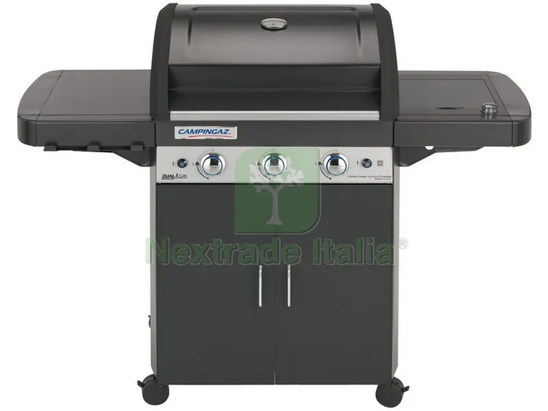 BARBECUE DUALGAS 3 SERIES CLASSIC LS PLUS DARK cm. 120,5x60x116 h — Tempo libero outdoor — rif. FERX.VIT52215 — foto 3 BARBECUE DUALGAS 3 SERIES CLASSIC LS PLUS DARK cm. 120,5x60x116 h — Tempo libero outdoor — rif. FERX.VIT52215 — foto 3