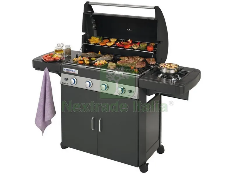 Barbecue Dualgas 4 Series Classic LS Plus Dark cm. 160x60x116 h — Tempo libero outdoor — rif. FERX.VIT52216 Barbecue Dualgas 4 Series Classic LS Plus Dark cm. 160x60x116 h — Tempo libero outdoor — rif. FERX.VIT52216
